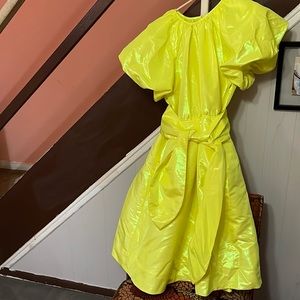 Neon Yellow Full Dress